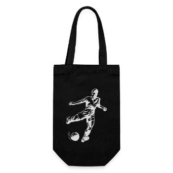 Soccer - Gift Bag for Bottles - black - Front