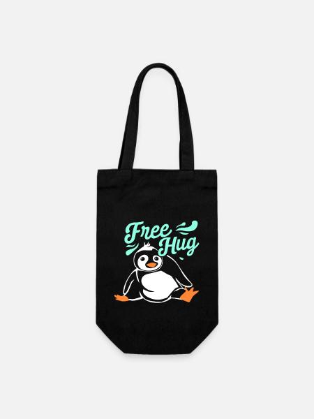 Accolade Pingouin - Sac à bouteille - noir