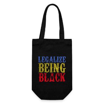 Afrique cadeau Black History Month - Sac à bouteille - noir - Devant