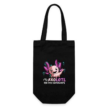 Axolotl - Sac à bouteille - noir - Devant