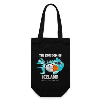 Puffin Island Parrot Diver Bird North Gift - Gift Bag for Bottles - black - Front