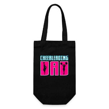 Cheerleader père papa cheerleading - Sac à bouteille - noir - Devant