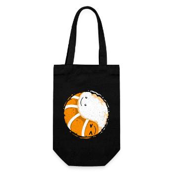 Sushi Go Reis Japan Tokio Miso Nigiri Maki Udon - Geschenkbeutel für Flaschen - Schwarz - Vorne