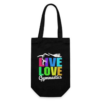Gymnastics - Gift Bag for Bottles - black - Front