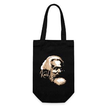 Communism Lenin Marx Class Struggle Social - Gift Bag for Bottles - black - Front