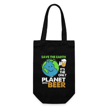 Jour de la Terre - Sac à bouteille - noir - Devant