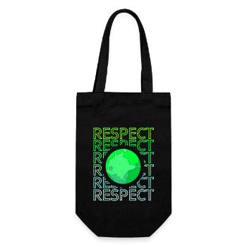 Earth Day - Gift Bag for Bottles - black - Front