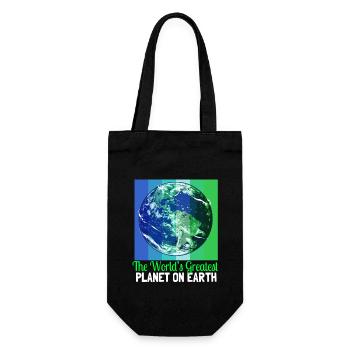 Changement climatique Earth Day Protection de l’environnement Bio Terre - Sac à bouteille - noir - Devant