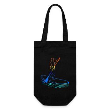 Stand Up Paddling SUP Paddle Paddle Paddle - Gift Bag for Bottles - black - Front