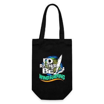 Windsurfing Windsurfing Windsurfing Water Sports Surf - Gift Bag for Bottles - black - Front