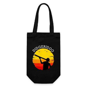 Didgeridoo - Gift Bag for Bottles - black - Front