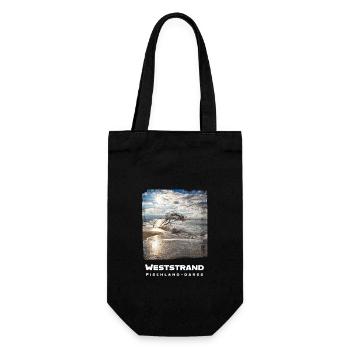 Baltic Sea Holiday Weststrand Prerow Fischland Darss - Gift Bag for Bottles - black - Front