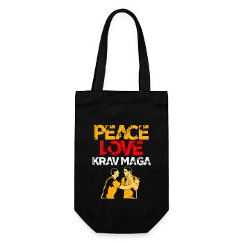 Krav Maga - Geschenkbeutel für Flaschen - Schwarz - Vorne