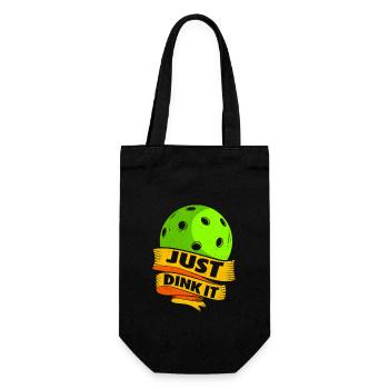 Pickleball - Gift Bag for Bottles - black - Front