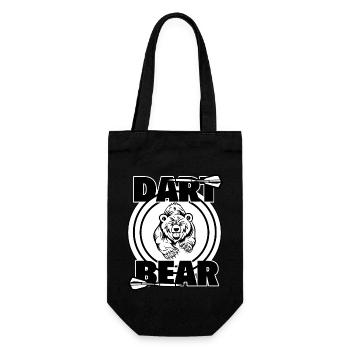Fléchettes d’ours Grizzly Cadeau - Sac à bouteille - noir - Devant