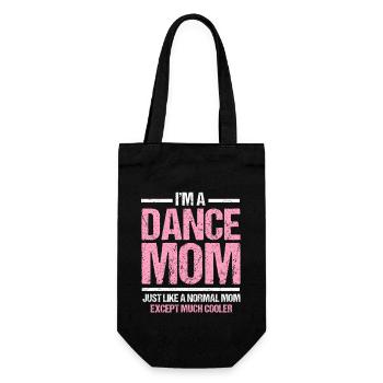 Tanz Mama Tanzen Mutter Disco Geschenk - Geschenkbeutel für Flaschen - Schwarz - Vorne