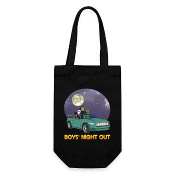 Men's evening JGA bachelor bachelor party - Gift Bag for Bottles - black - Front