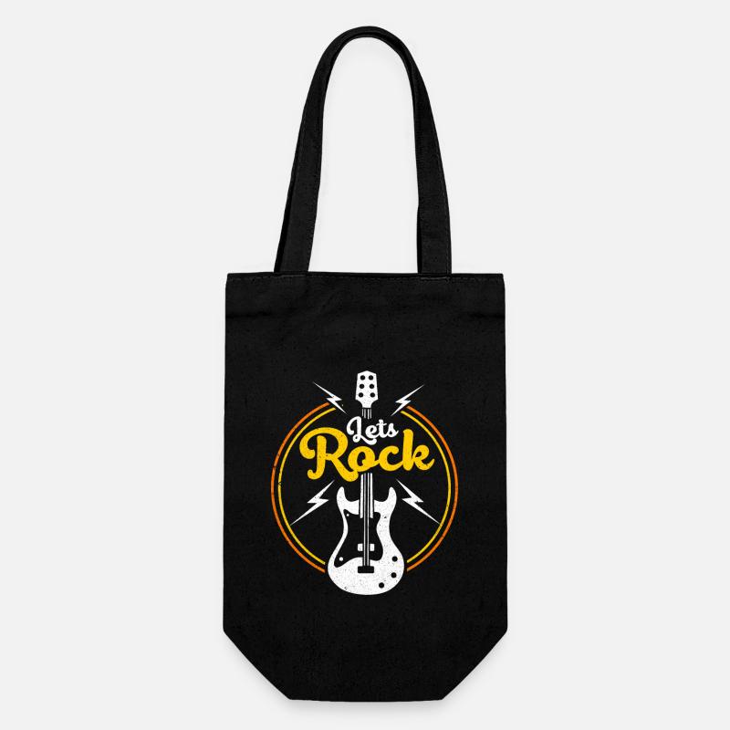 guitare - Sac à bouteille - noir