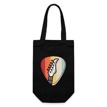 guitar - Gift Bag for Bottles - black - Front