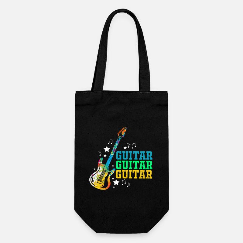 guitare - Sac à bouteille - noir