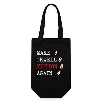 Machen Sie Orwell Fiction wieder | 1984 - Geschenkbeutel für Flaschen - Schwarz - Vorne
