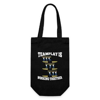 Teamplay shirt - Gift Bag for Bottles - black - Front
