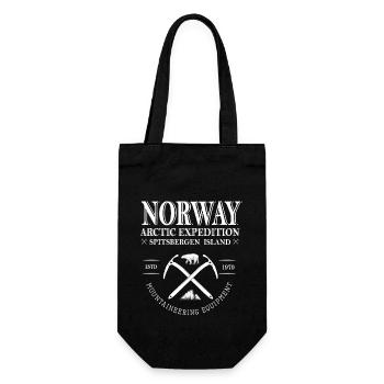 Norway - Geschenkbeutel für Flaschen - Schwarz - Vorne