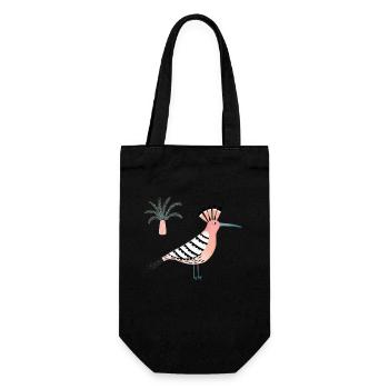Hoopoe - Gift Bag for Bottles - black - Front