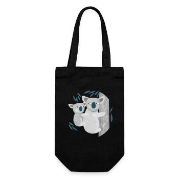 Koala - Gift Bag for Bottles - black - Front