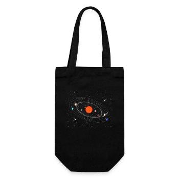 Galaxy Universe Planet Mars - Sac à bouteille - noir - Devant