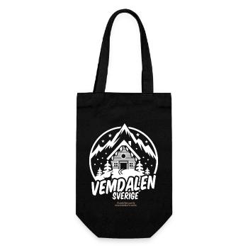 Vemdalen ski resort in Sweden Name about ski hut - Gift Bag for Bottles - black - Front