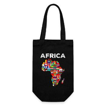 Fierté de drapeau africain de pays africain - Sac à bouteille - noir - Devant