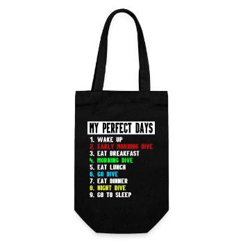 MON JOUR DE PLONGÉE PARFAIT - PLONGÉE - journée parfaite - Sac à bouteille - noir - Devant