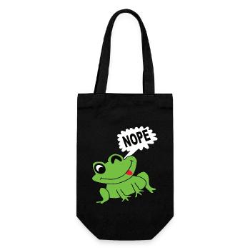 Grenouille grenouille prince grenouilles caillé animal - Sac à bouteille - noir - Devant