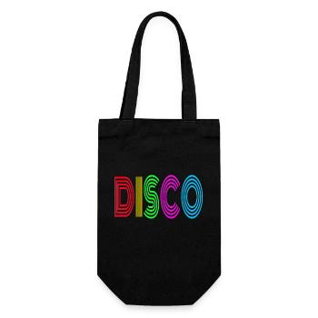 Discothèque des années 70 - Sac à bouteille - noir - Devant