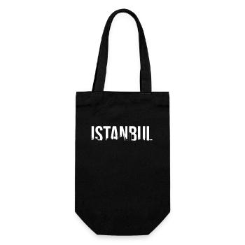Istanbul Skyline Shirt Turkey - Gift Bag for Bottles - black - Front
