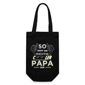voilà à quoi ressemble un papa vraiment cool de la fête des pères - Sac à bouteille - noir - Devant