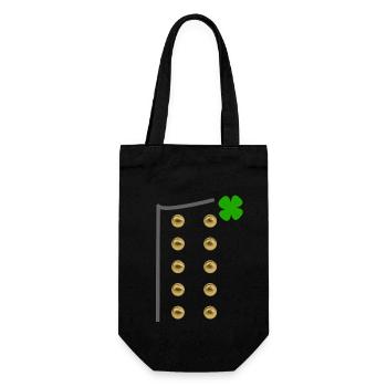 Chimney sweep costume carnival carnival party - Gift Bag for Bottles - black - Front