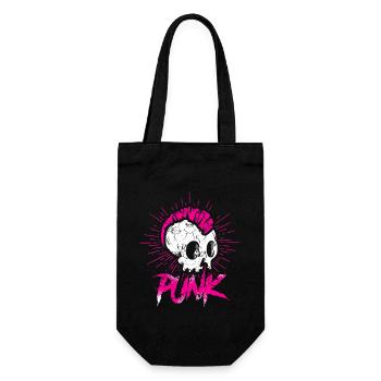 Musique punk licorne fille punk rock anarchie - Sac à bouteille - noir - Devant
