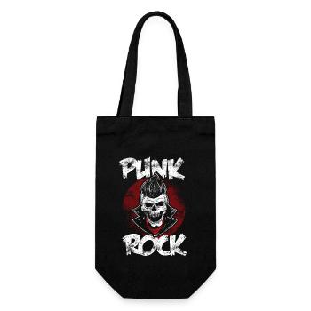 Punk Punrkocker Skull Punks Punk Music - Gift Bag for Bottles - black - Front