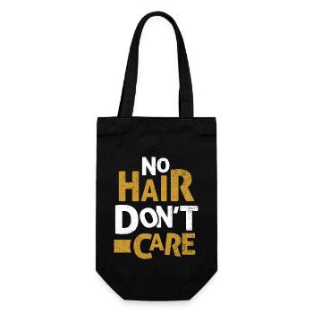 Bald bald man bald man gift - Gift Bag for Bottles - black - Front