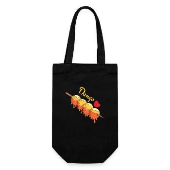 Boulettes de riz Dango mochiko - Sac à bouteille - noir - Devant