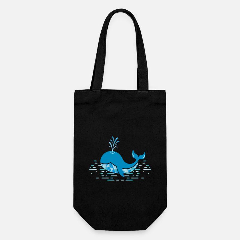 Baleine - Sac à bouteille - noir