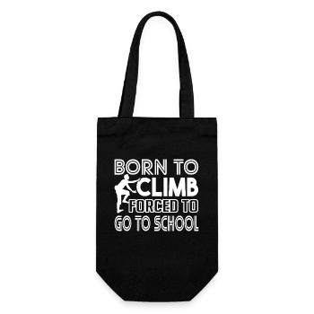 Climbing Born To Climb - Gift Bag for Bottles - black - Front