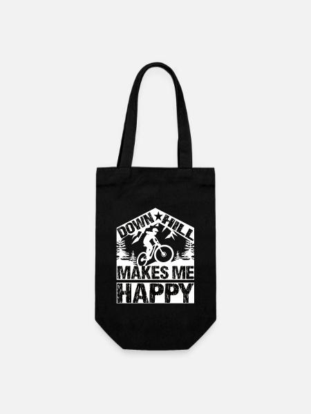 Downhill Downhill Mountainbike Downhill Fahrrad - Geschenkbeutel für Flaschen - Schwarz