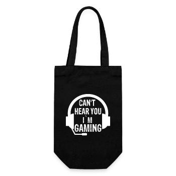 Gamer Geschenk - Geschenkbeutel für Flaschen - Schwarz - Vorne