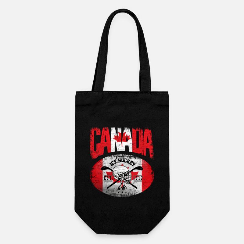Hockey sur glace Canada - Sac à bouteille - noir
