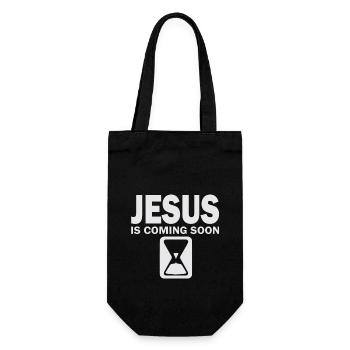 Jesus - Geschenkbeutel für Flaschen - Schwarz - Vorne