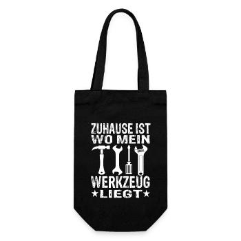 Handwerker handwerk handwerker Geschenke - Geschenkbeutel für Flaschen - Schwarz - Vorne
