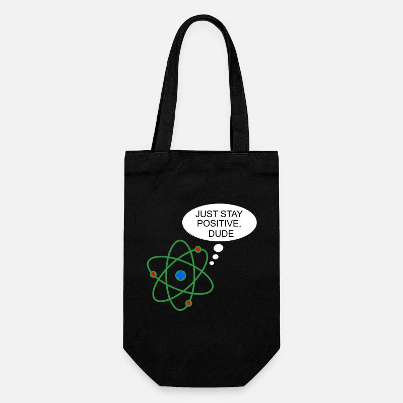 Proton Drôle Science Chimie Physique Nerd - Sac à bouteille - noir